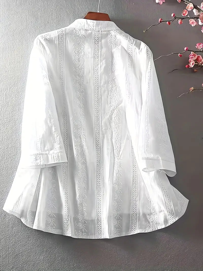 Blusa Floreale No-Stiro
