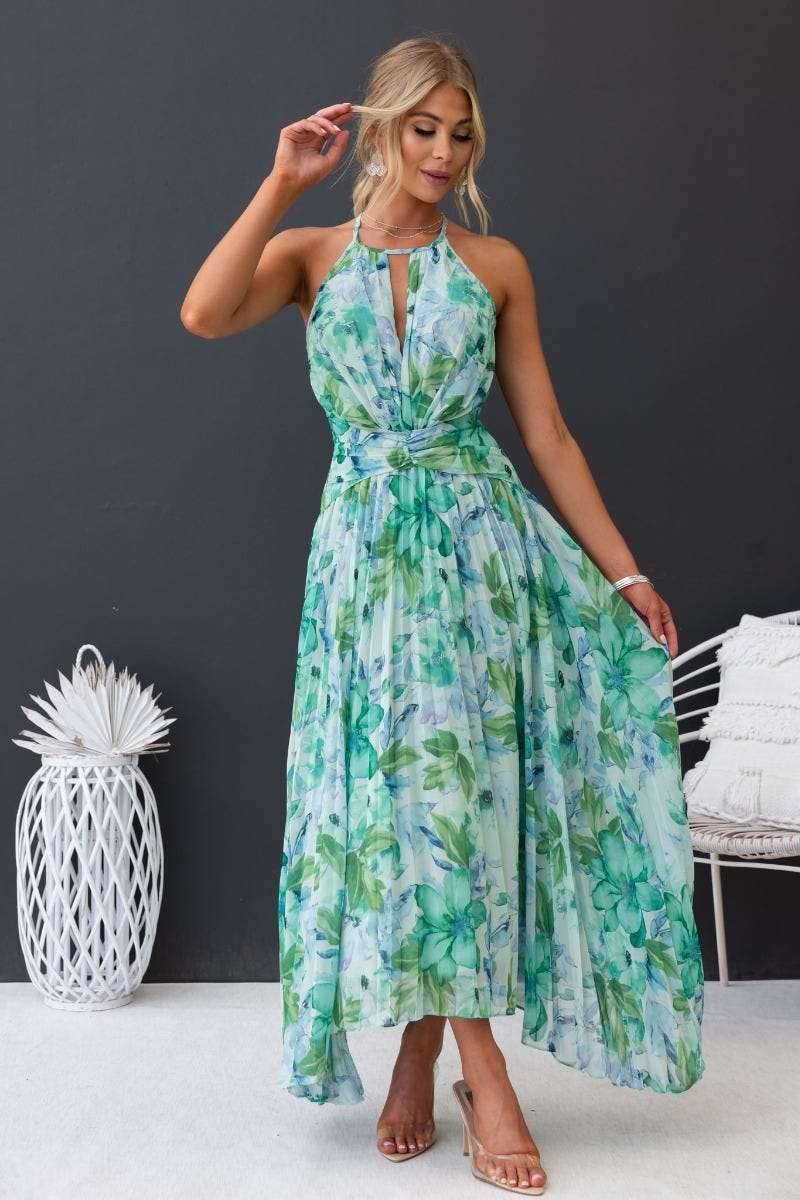 Elegante Abito Floreale