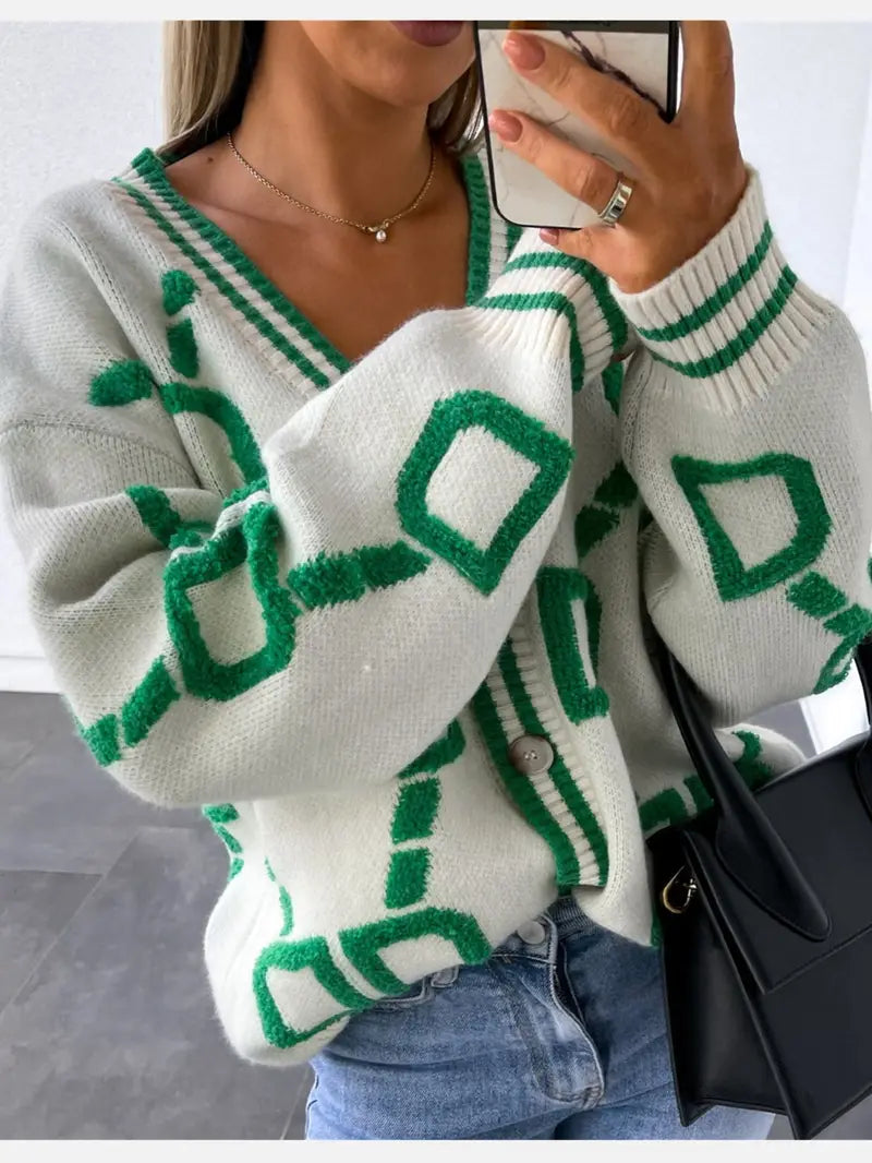 Cardigan Scollo V Snellente