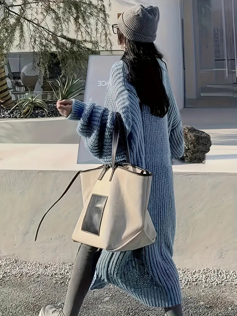 Cappotto Al Ginocchio Easy-Chic