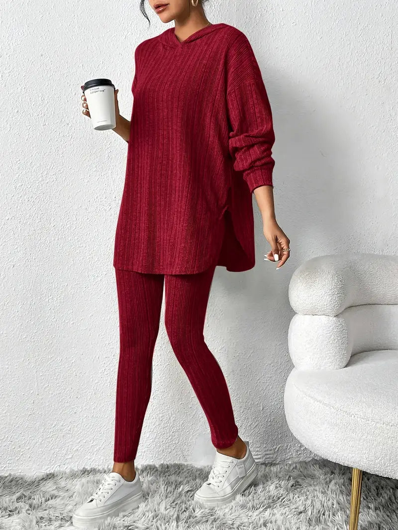 Felpa Lunga Cappuccio Avvolgente