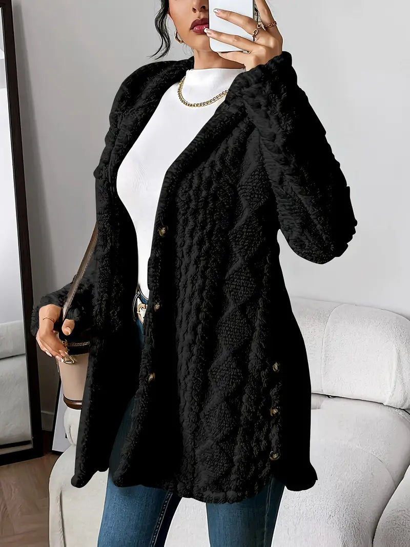 Cappotto Lungo Cappuccio Cura-Facile