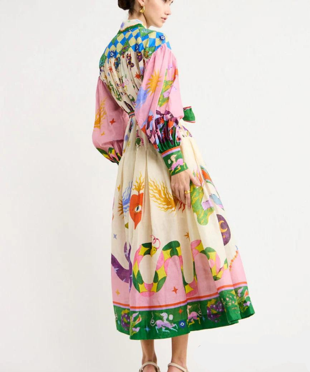 Eleganza Italiana Maxikleid
