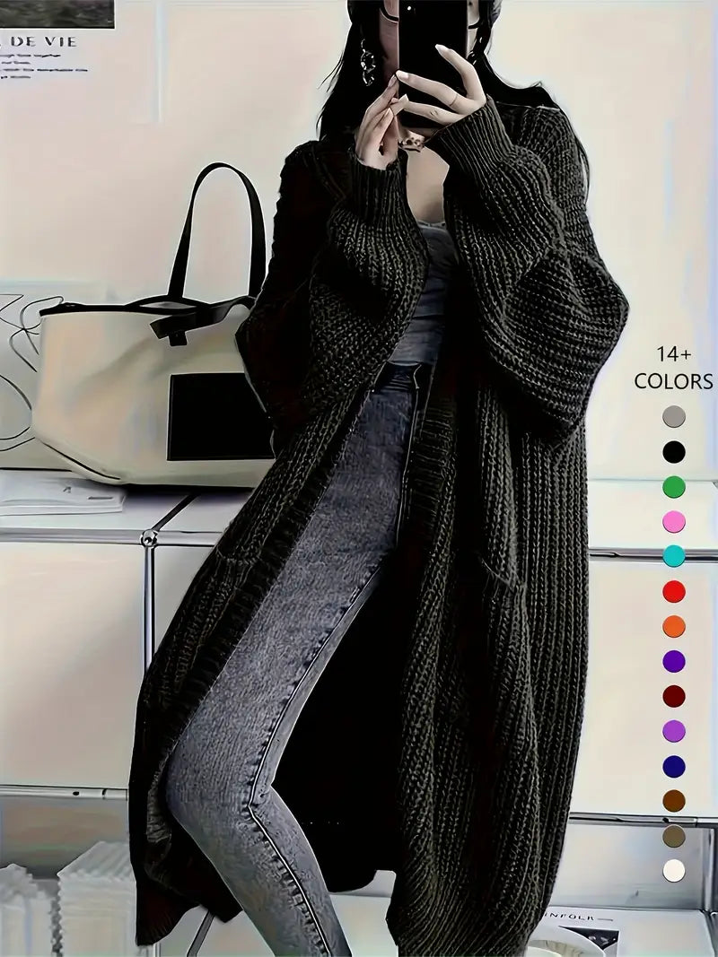 Cappotto Al Ginocchio Easy-Chic