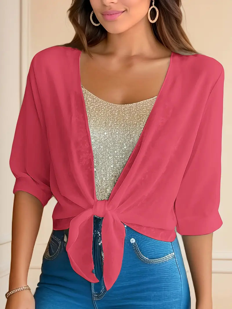 Blusa Traspirante Tinta Unita