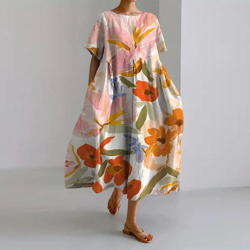 Abito Floreale Comfort