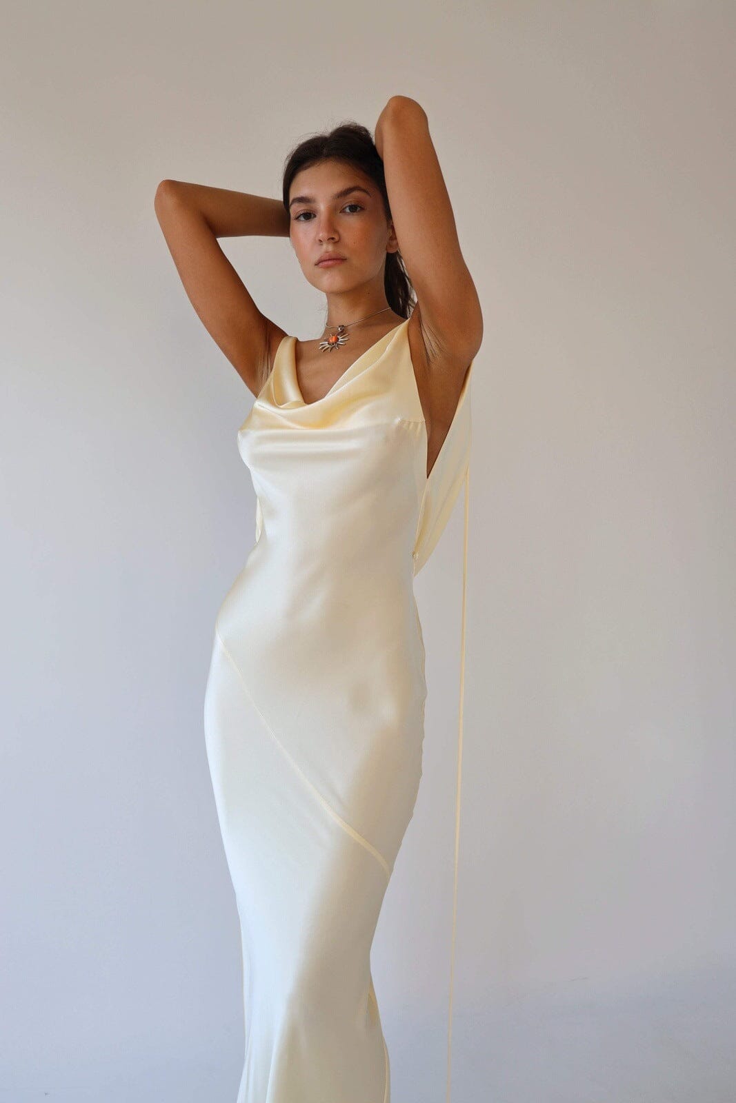Abito Elegante Maxi in Seta