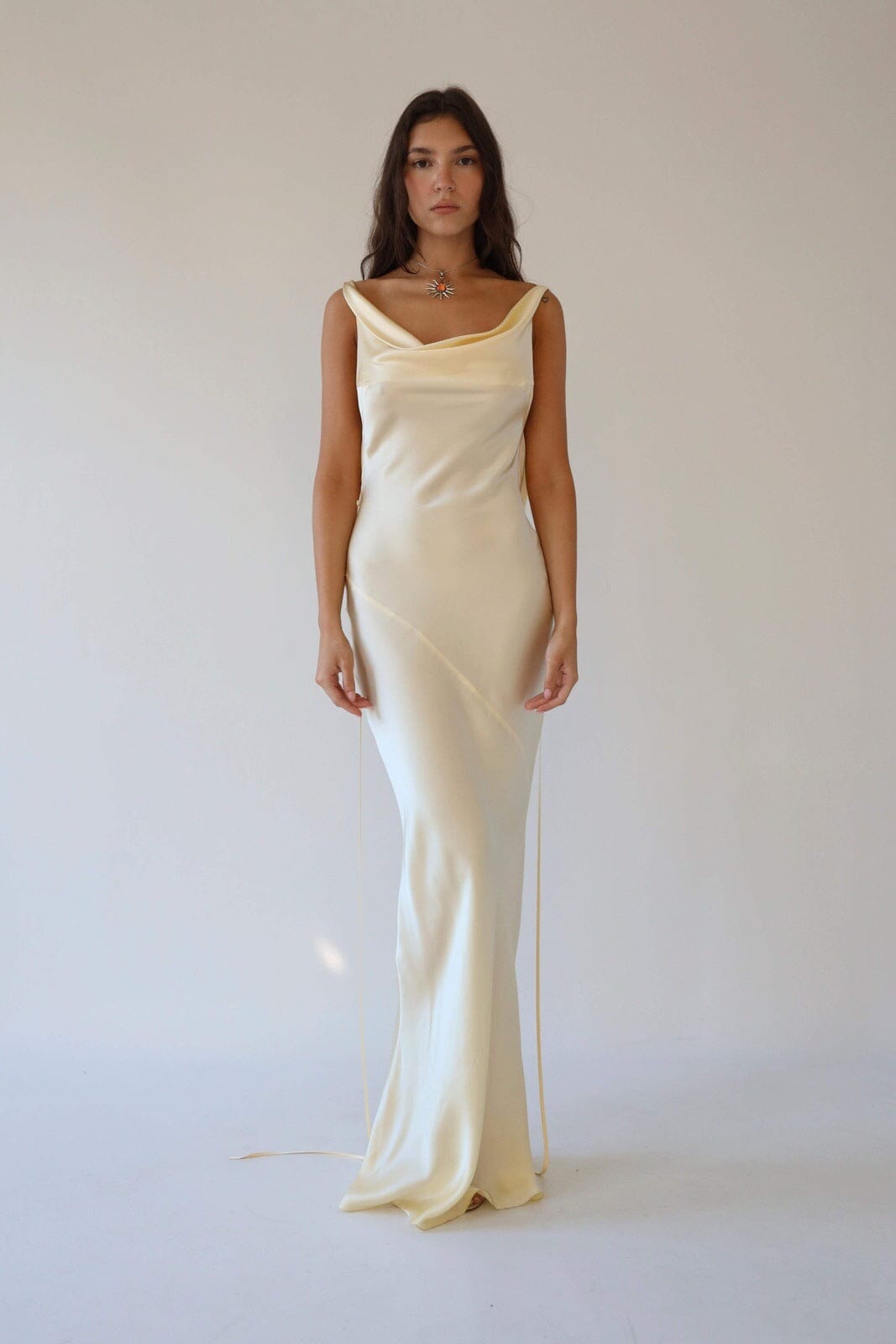 Abito Elegante Maxi in Seta
