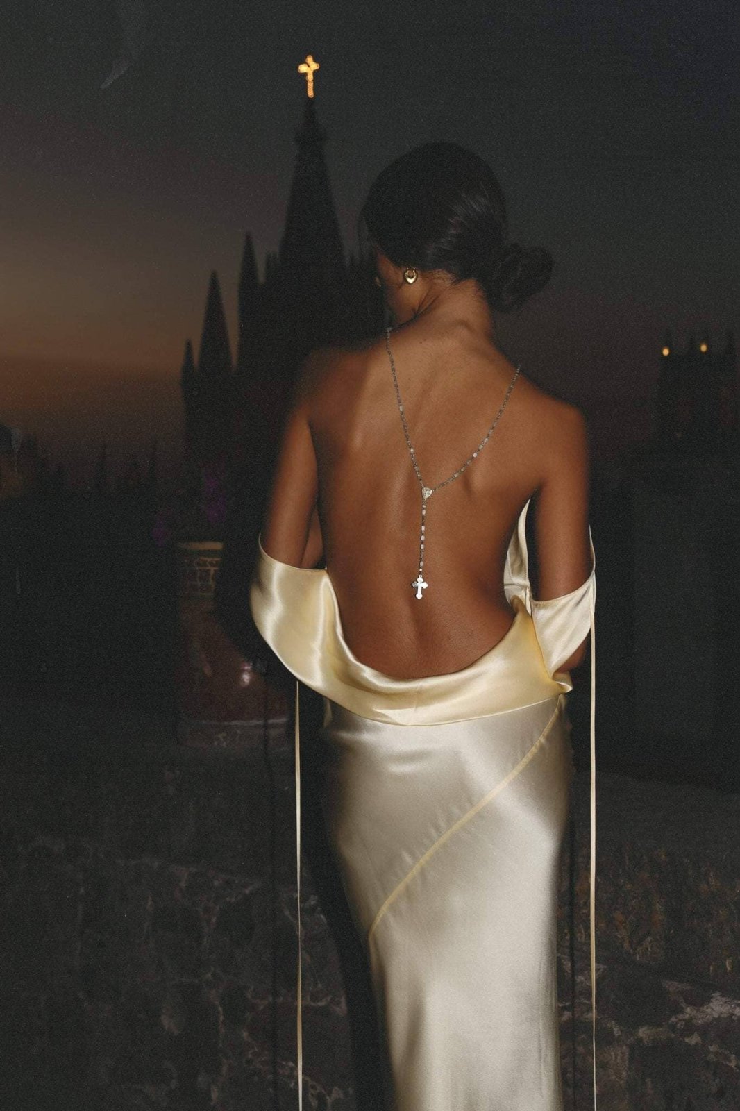 Abito Elegante Maxi in Seta