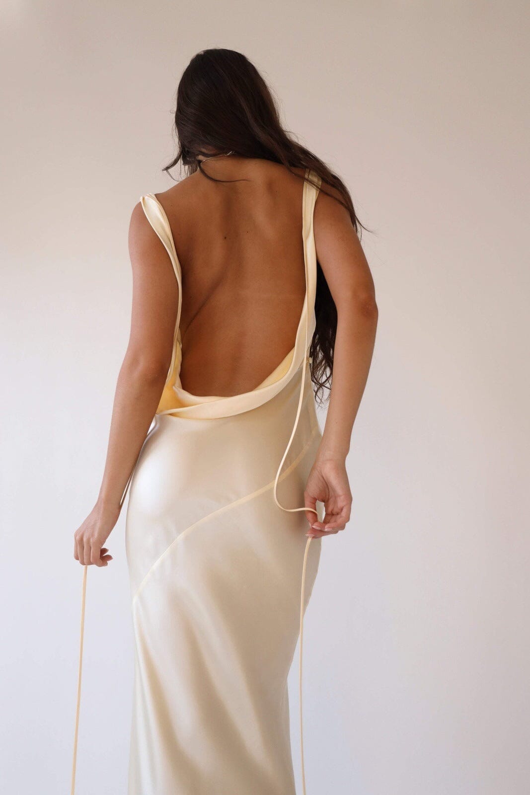 Abito Elegante Maxi in Seta