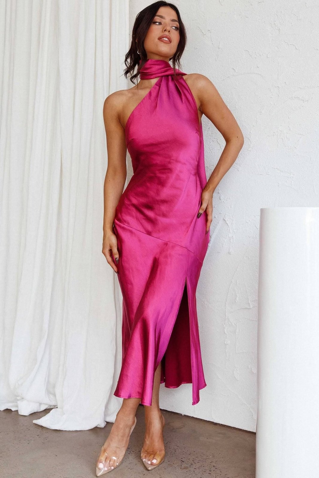 Vestito Midi Lusso in Seta