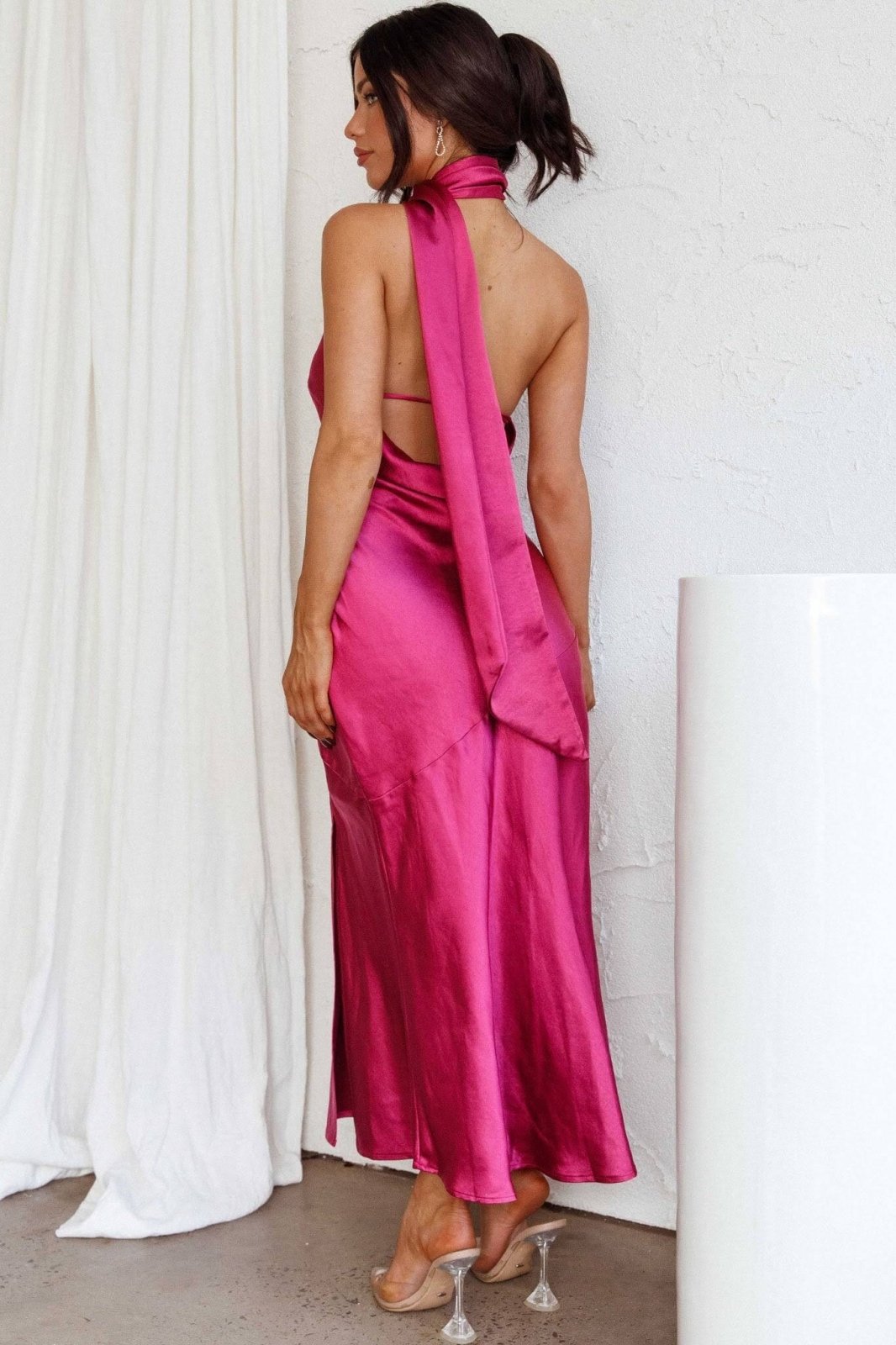 Vestito Midi Lusso in Seta