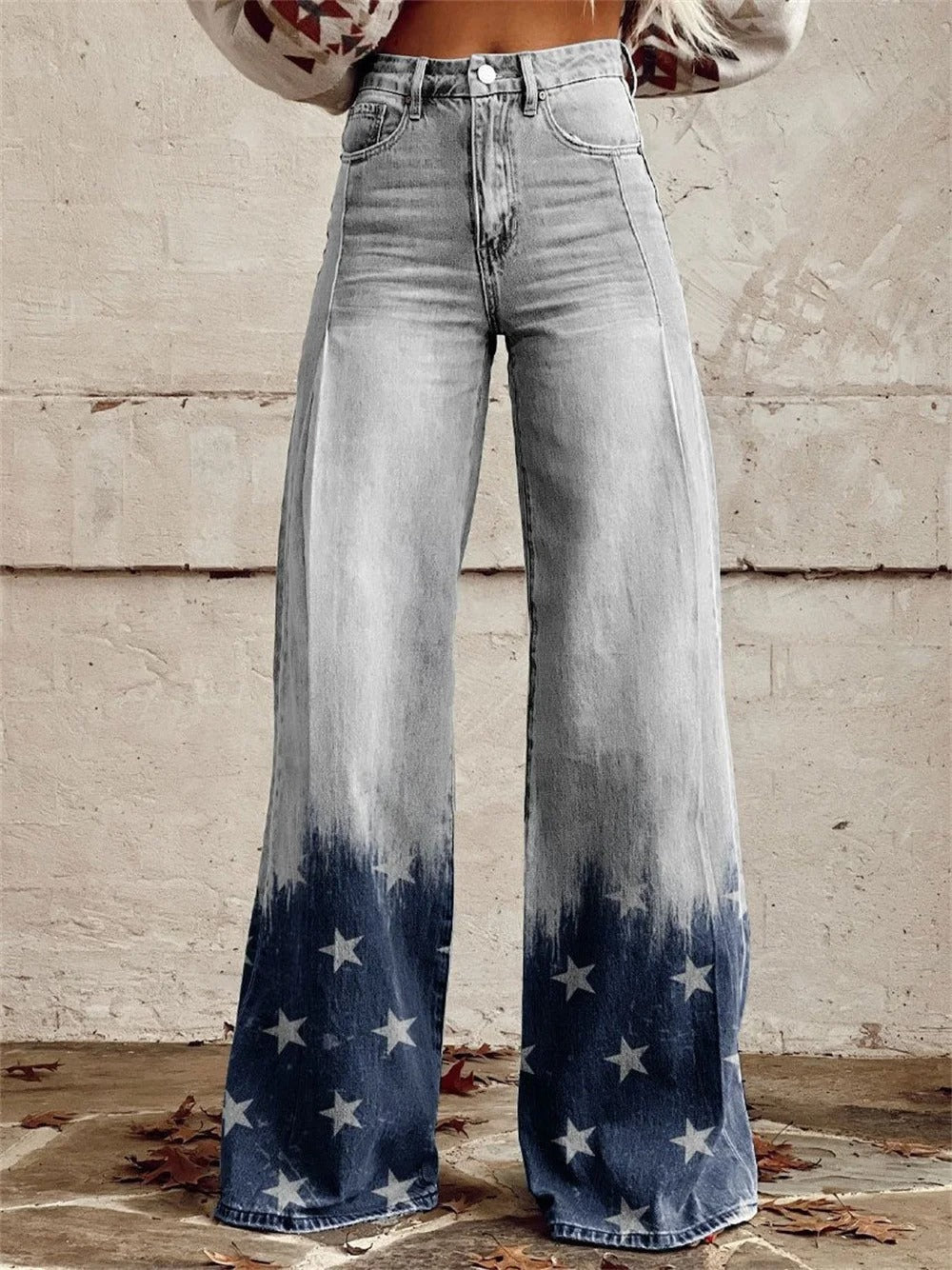 Pantaloni eleganti a gamba larga