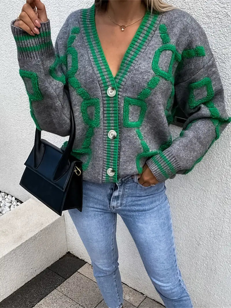 Cardigan Scollo V Snellente
