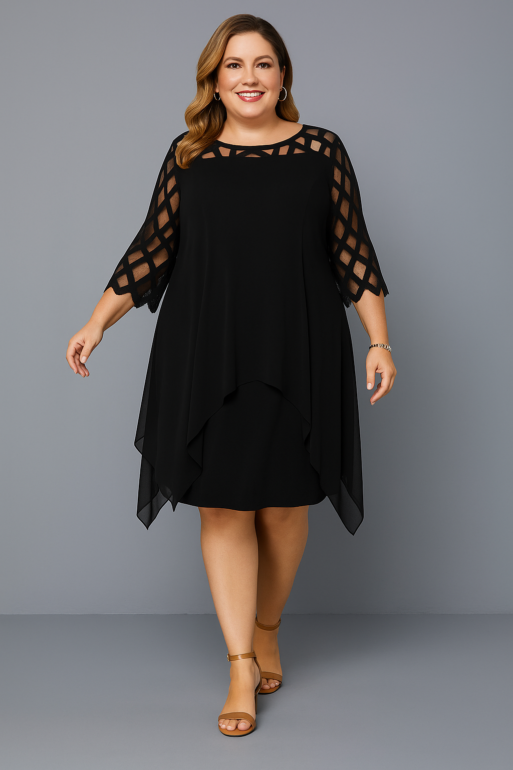 Elegante Abito Chiffon