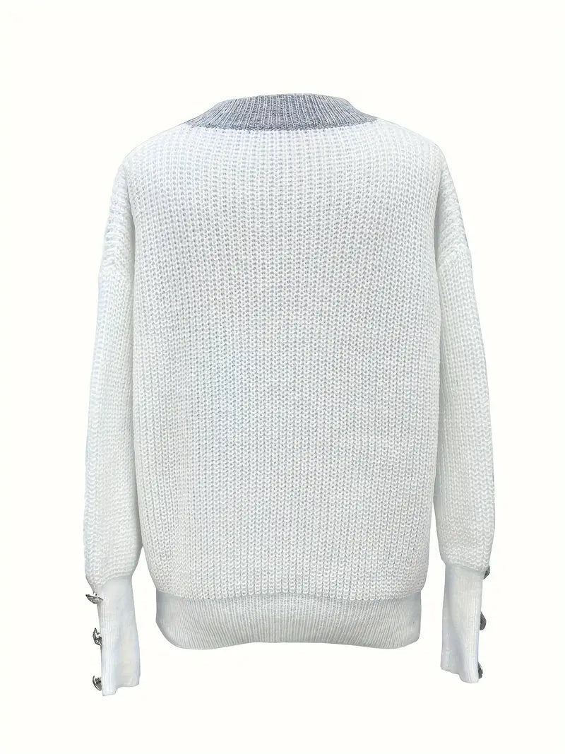 Maglione Scollo V Snellente