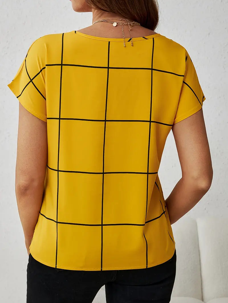Maglione Quadri Caldo-Leggero