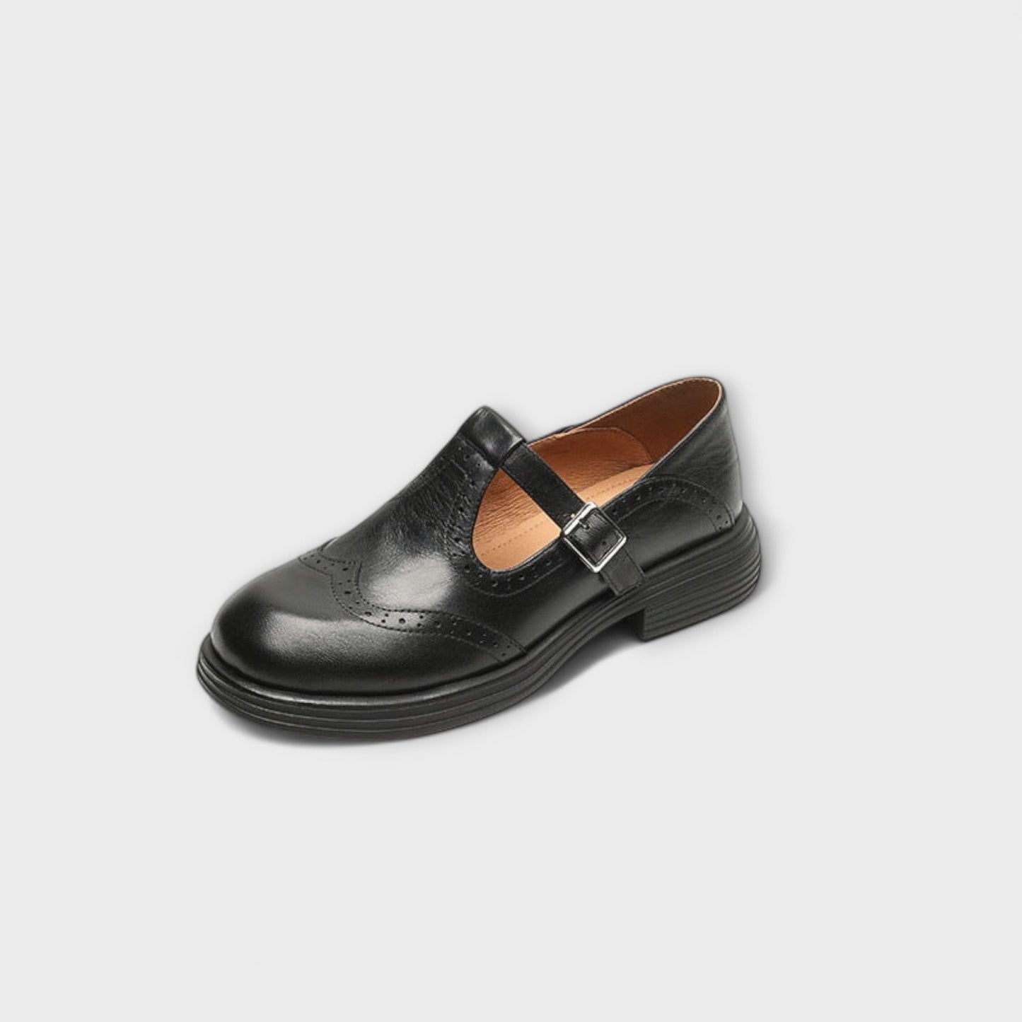 Eleganti Mary Janes In Pelle