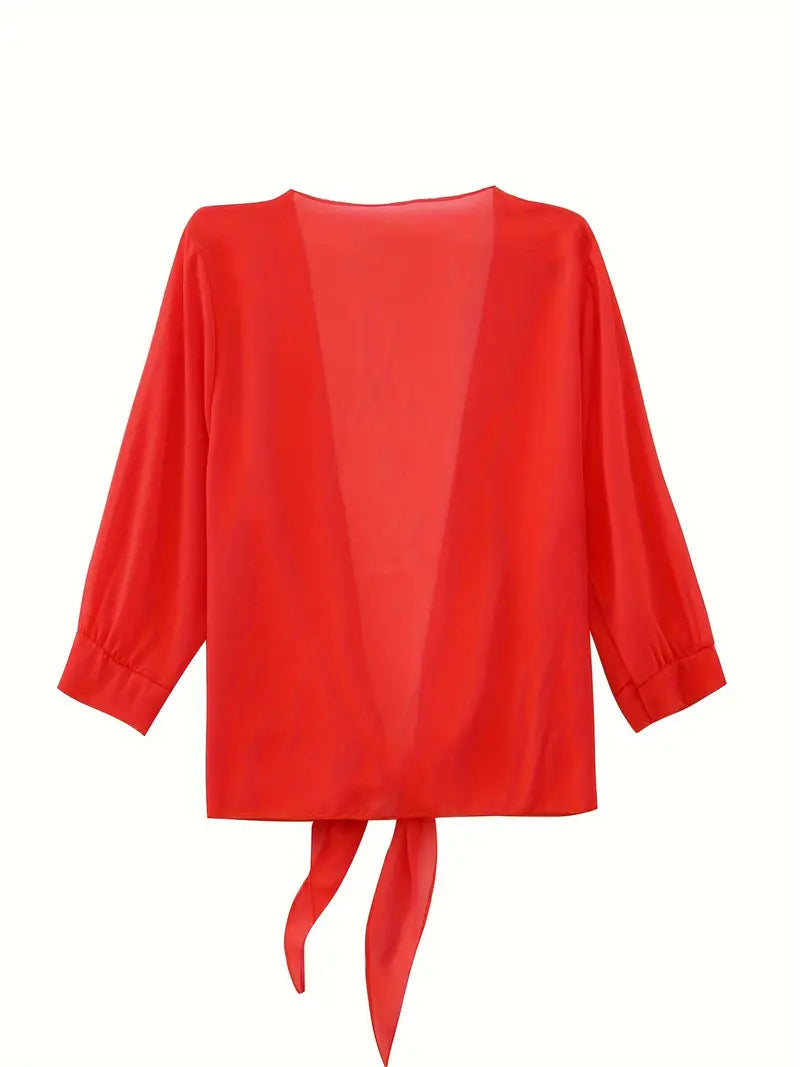 Blusa Traspirante Tinta Unita