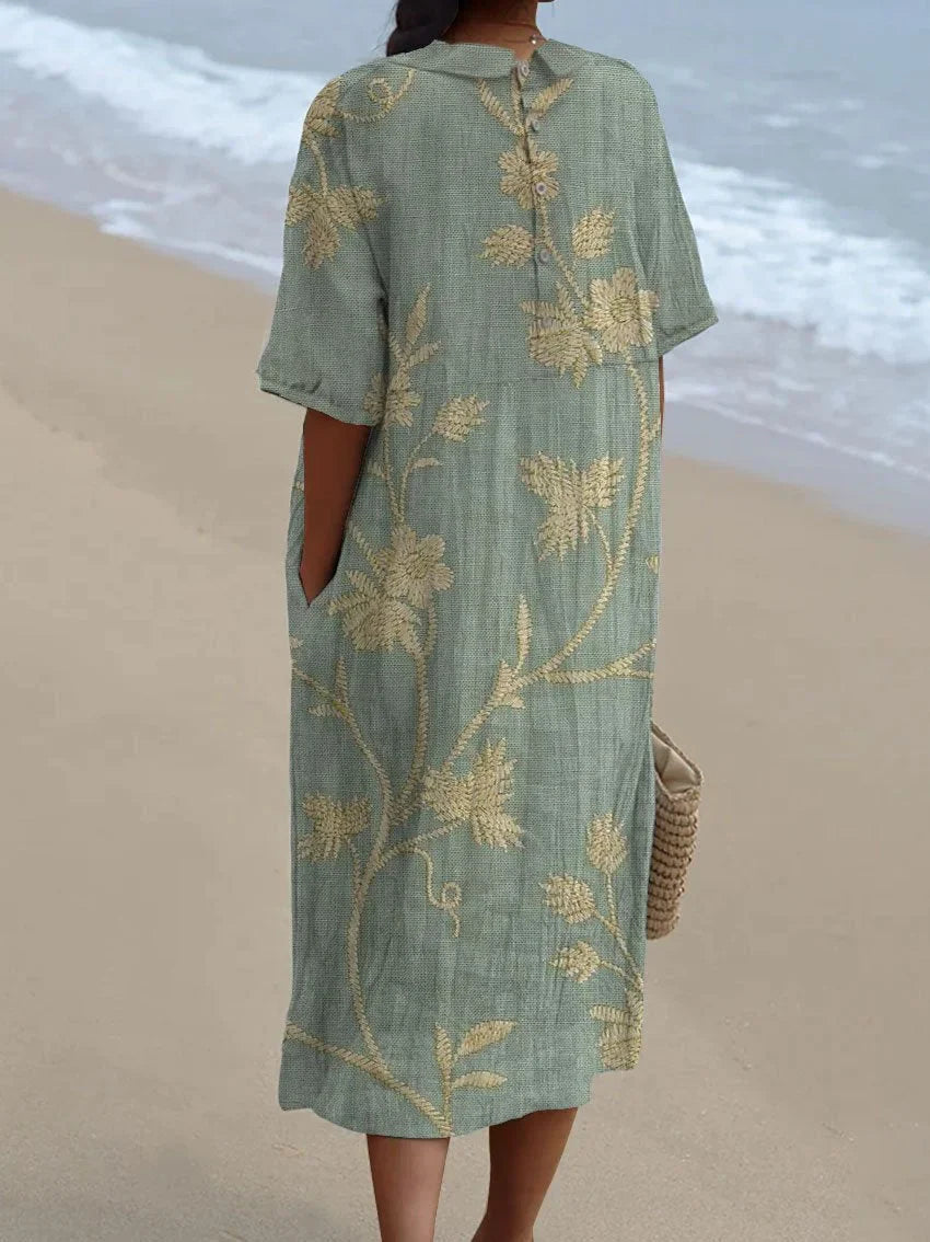 Vestito Floreale Vintage Elegante