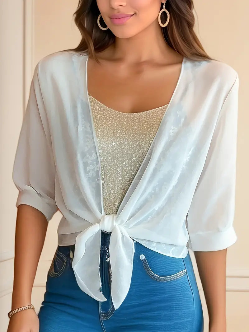 Blusa Traspirante Tinta Unita