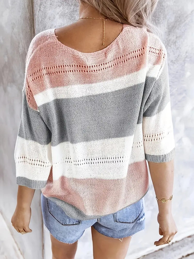Maglione Scollo V No-Stiro