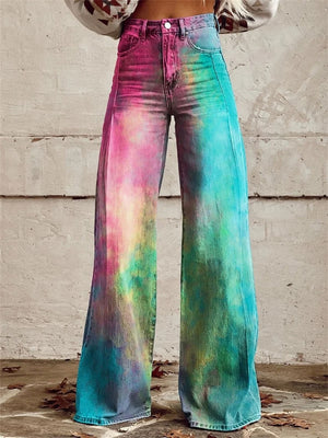 Pantaloni Ample E Luminosi