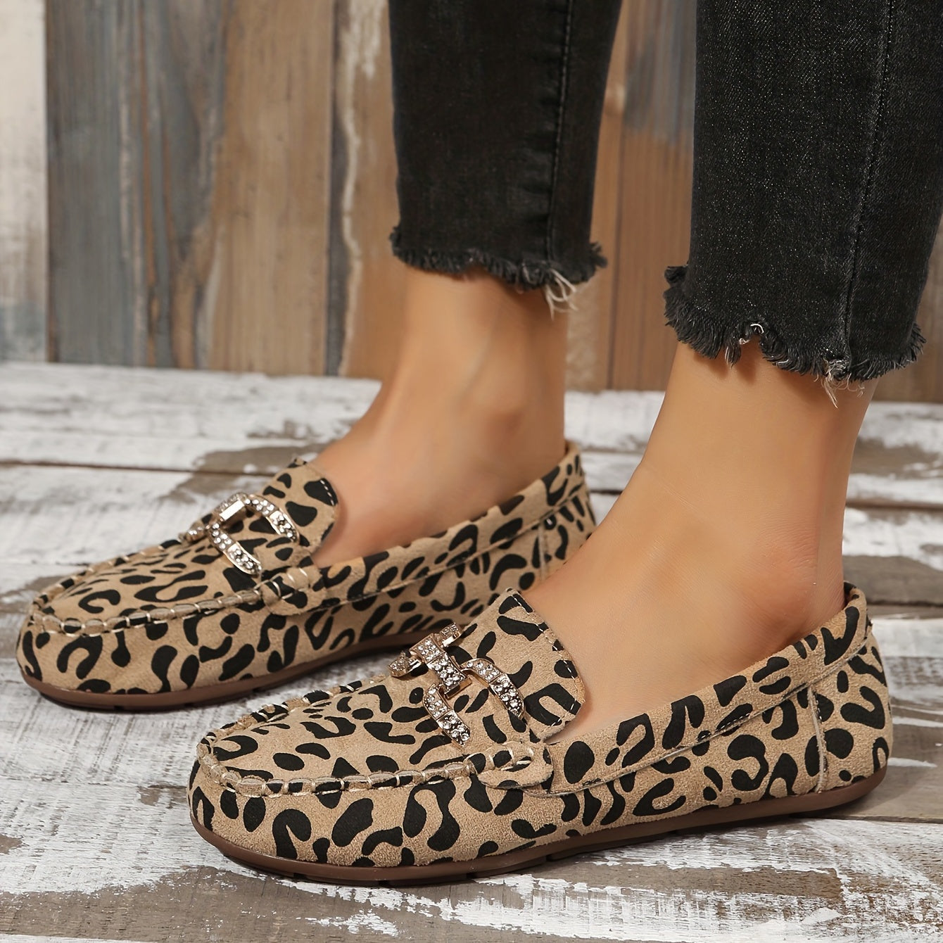 Ballerine Extra-Comfort Leopardate