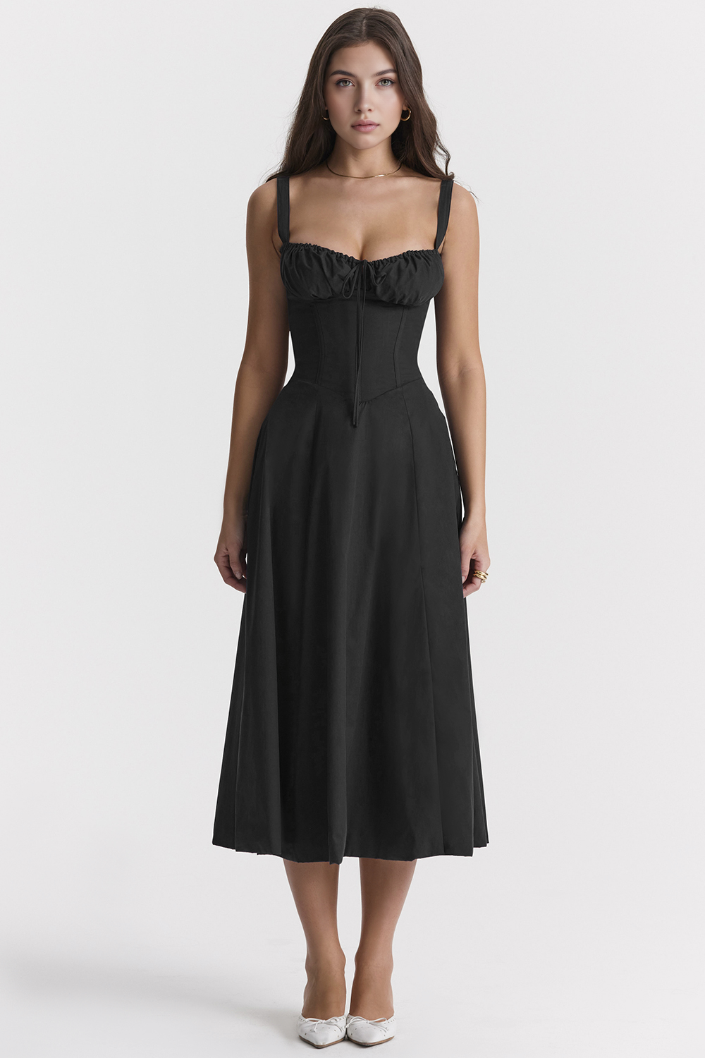 Allure Corset Midi Dress