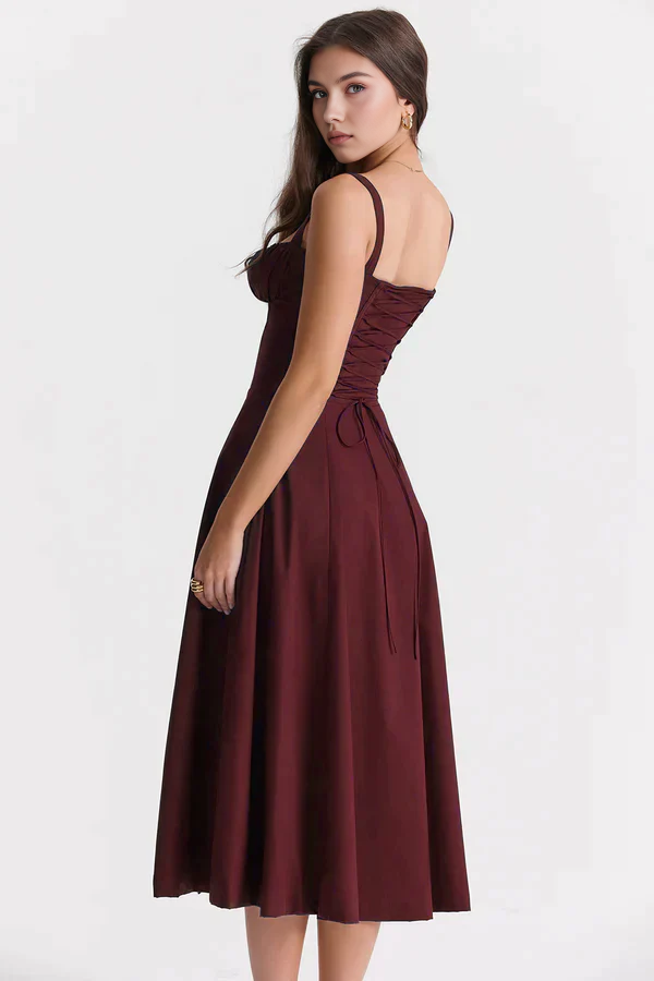 Allure Corset Midi Dress