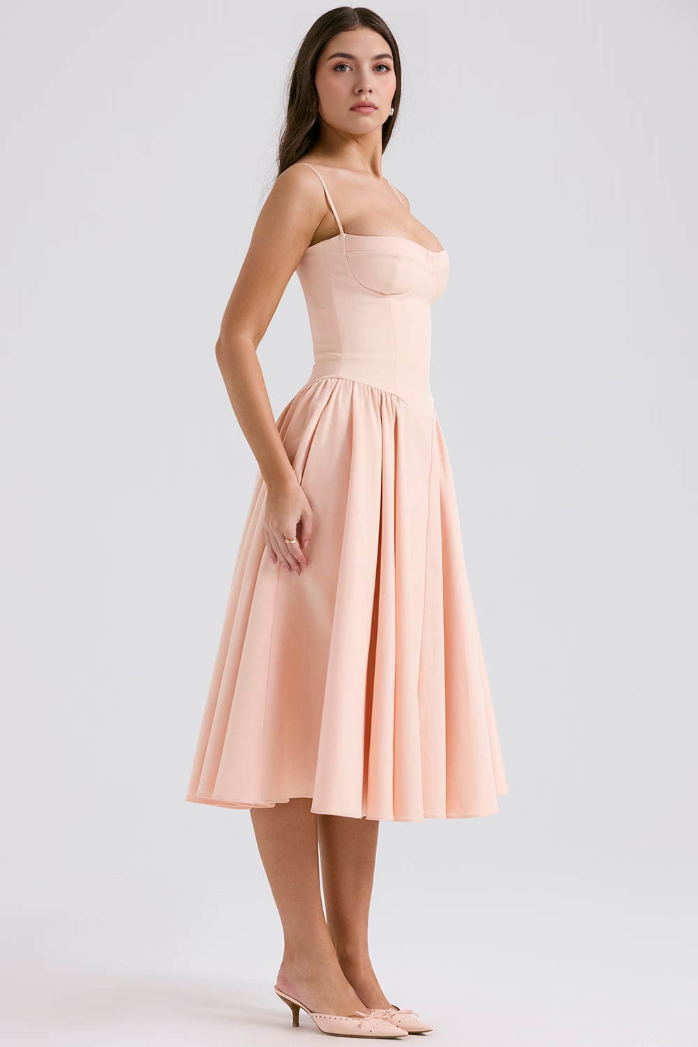 Chic-Flare Midi Dress
