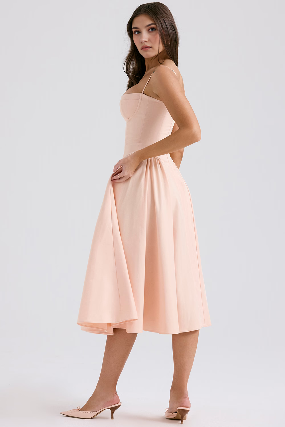 Chic-Flare Midi Dress