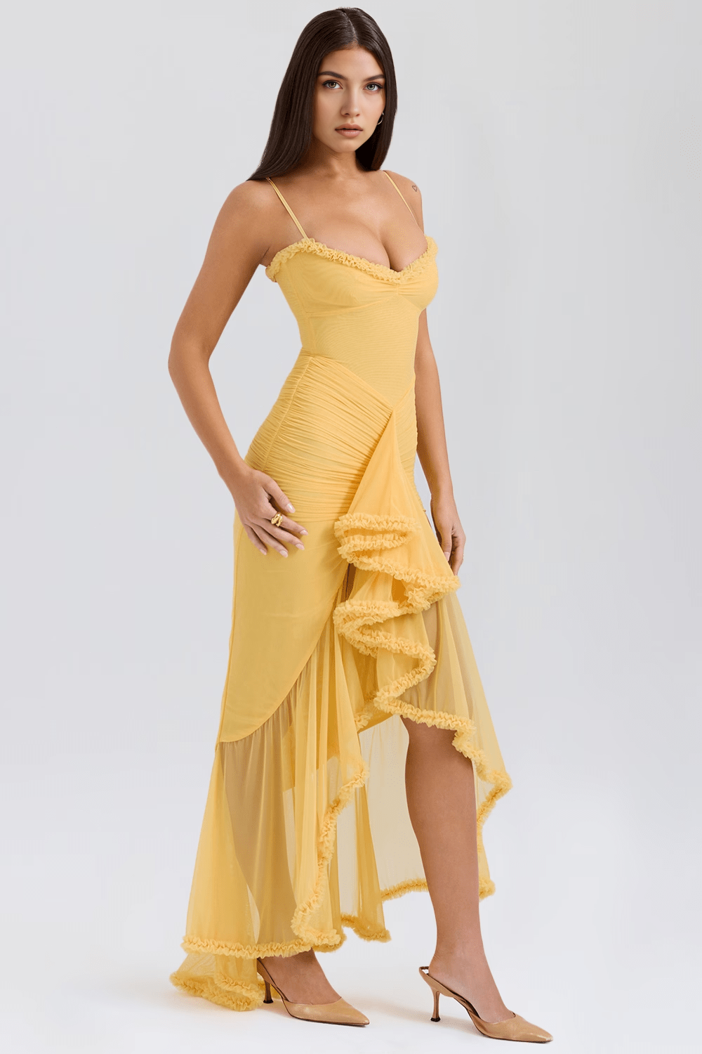 Eleganza Ruffle per Eventi Speciali