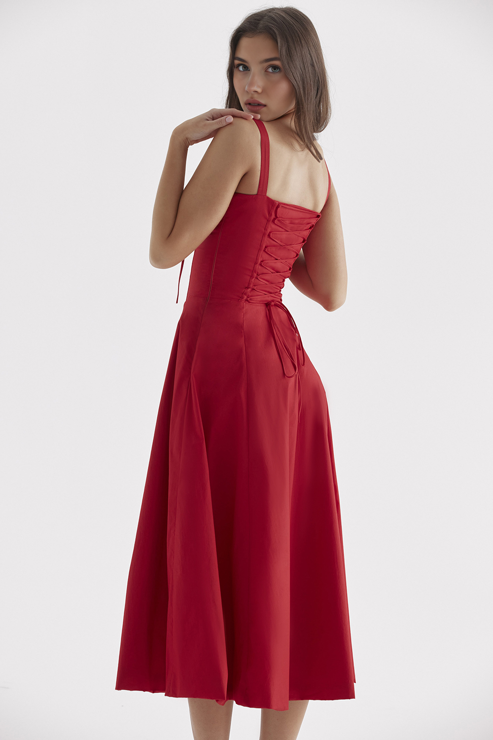 Allure Corset Midi Dress
