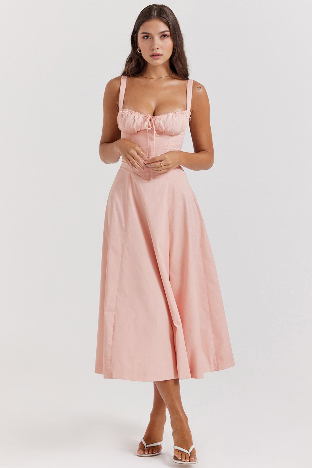 Allure Corset Midi Dress