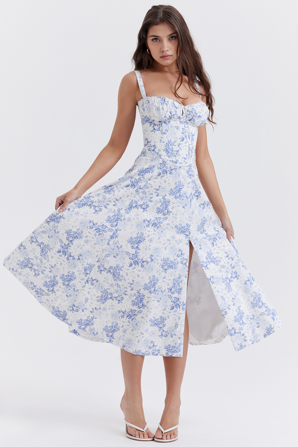 Allure Corset Midi Dress