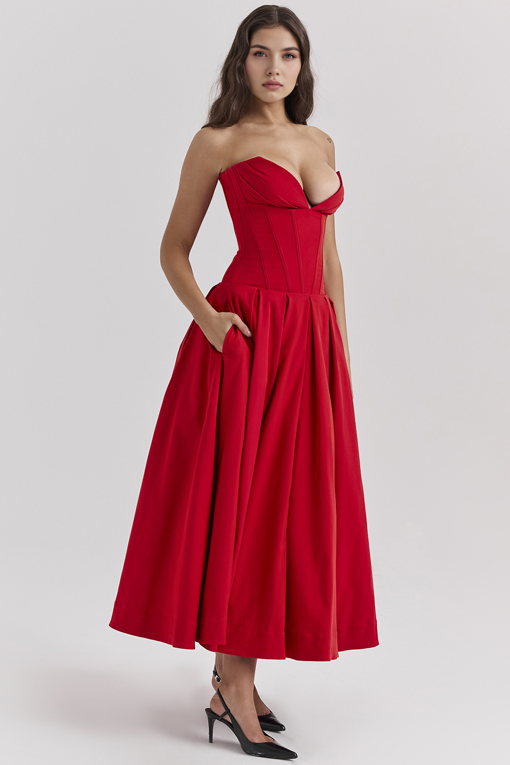 Eleganza Grace Midi Dress