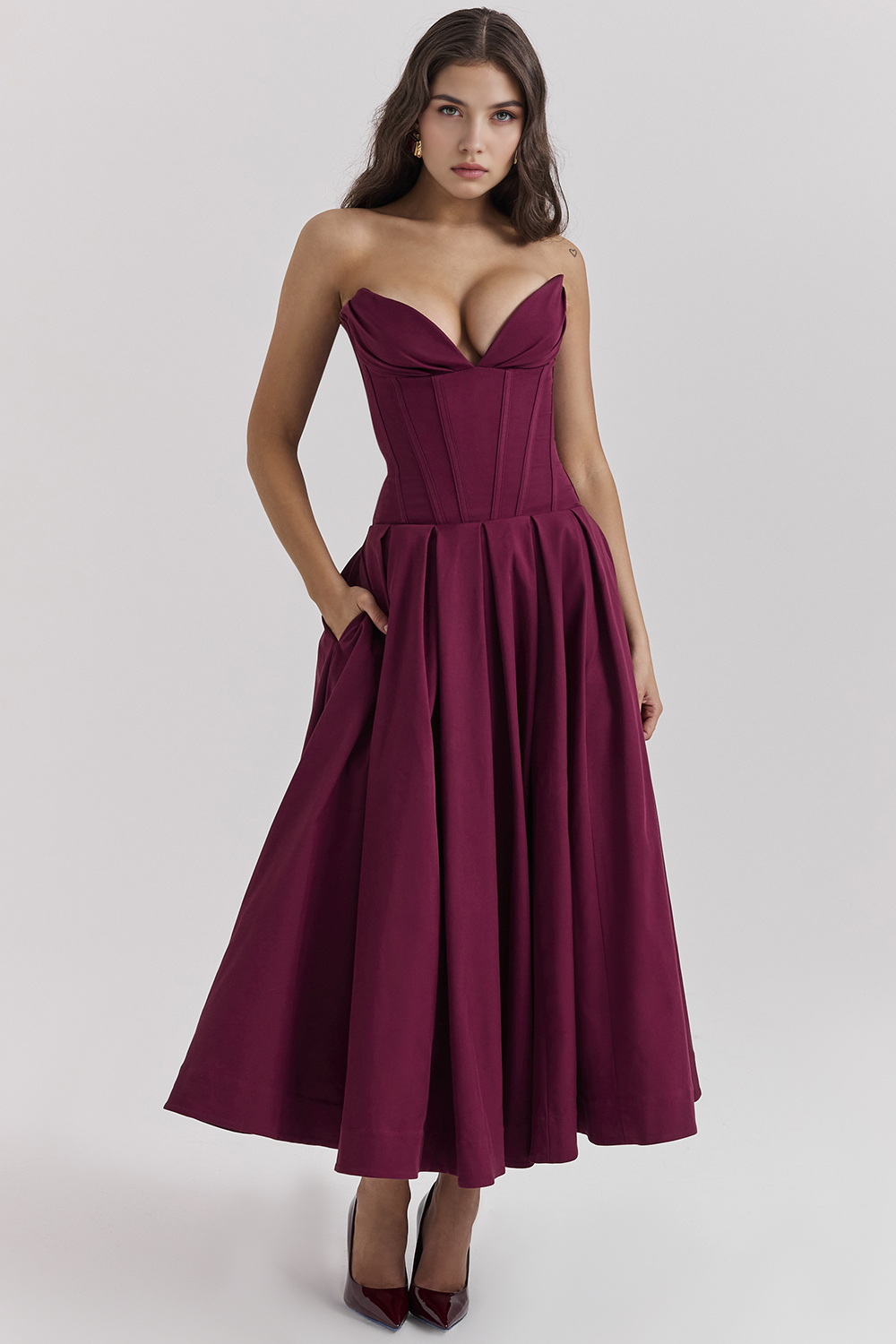 Eleganza Grace Midi Dress