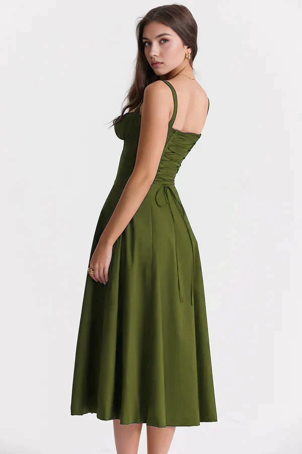 Allure Corset Midi Dress