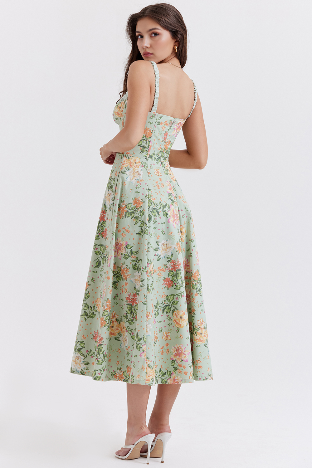 Floral Allure Midi Dress