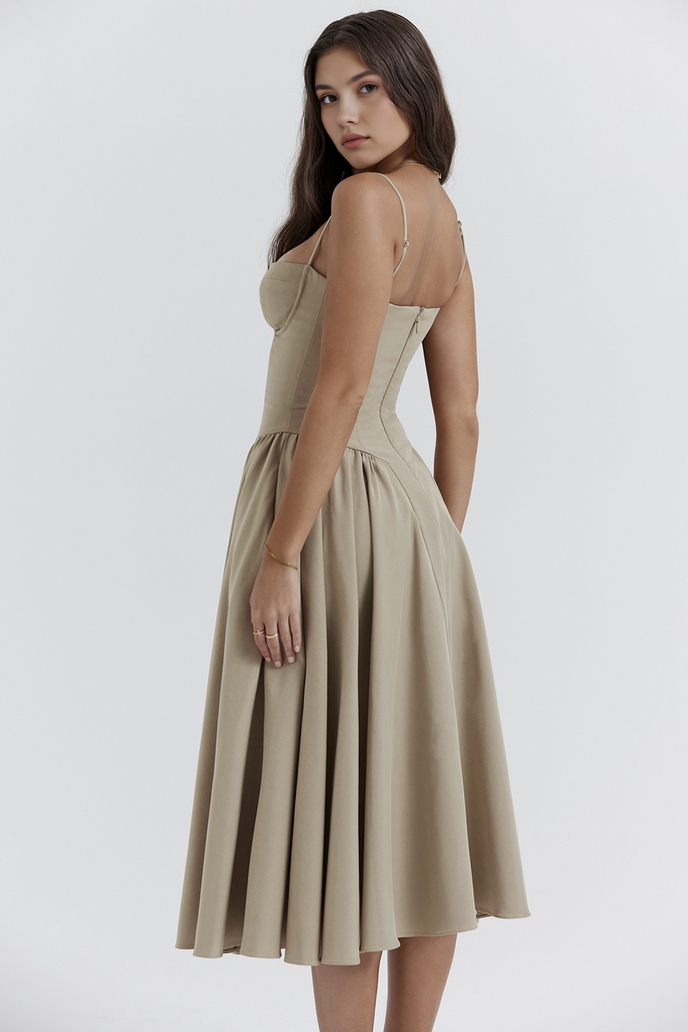 Chic-Flare Midi Dress