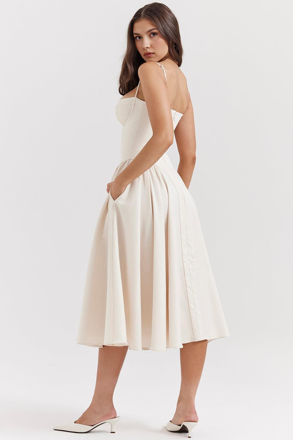 Chic-Flare Midi Dress
