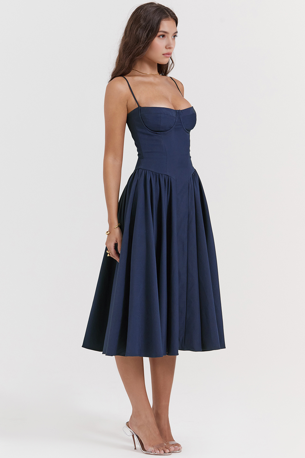 Chic-Flare Midi Dress