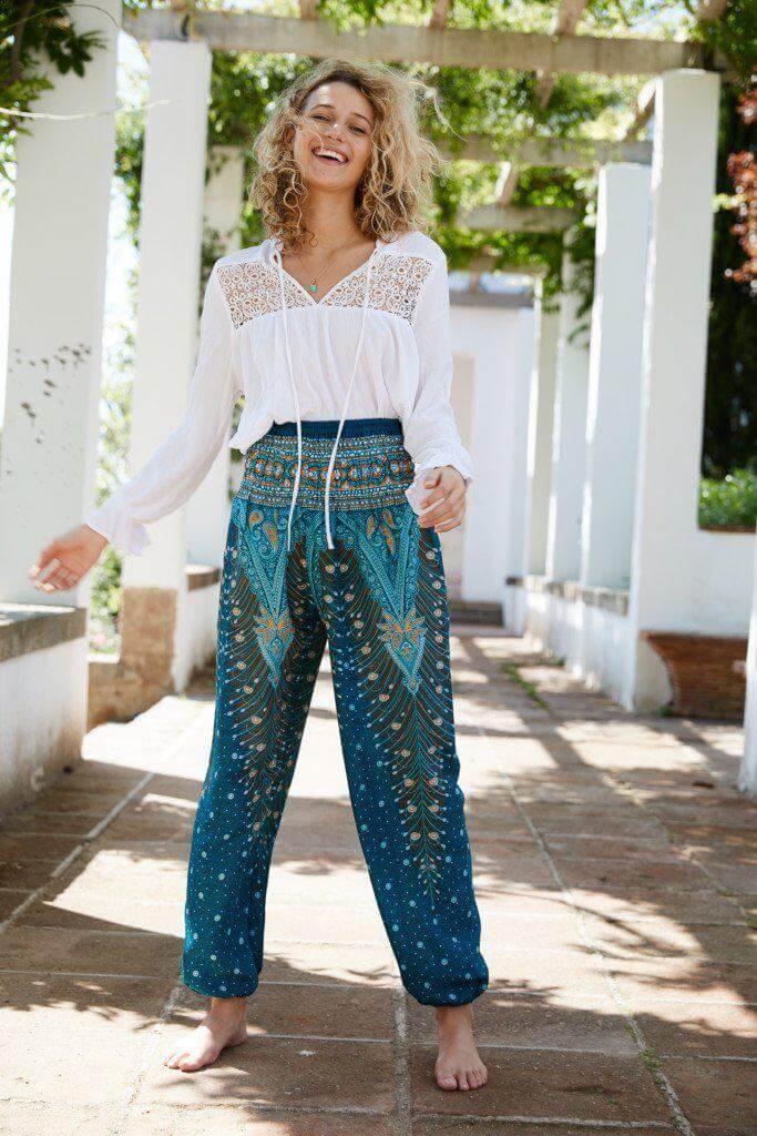 Pantaloni Harem Ultra-Morbidi