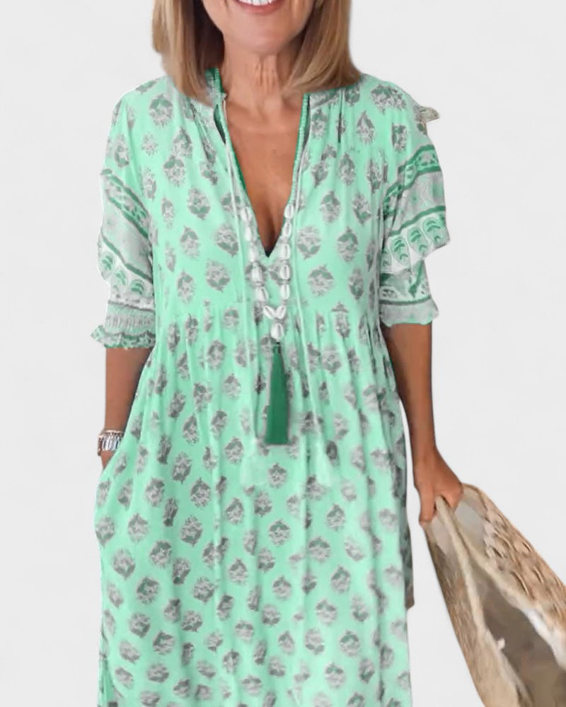 Abito Fluttuante Boho Elegante