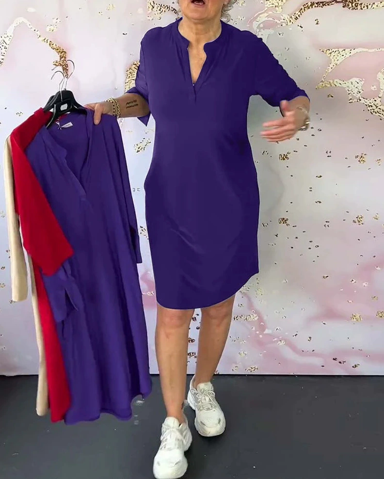 Abito-Eleganza-V-Scollo