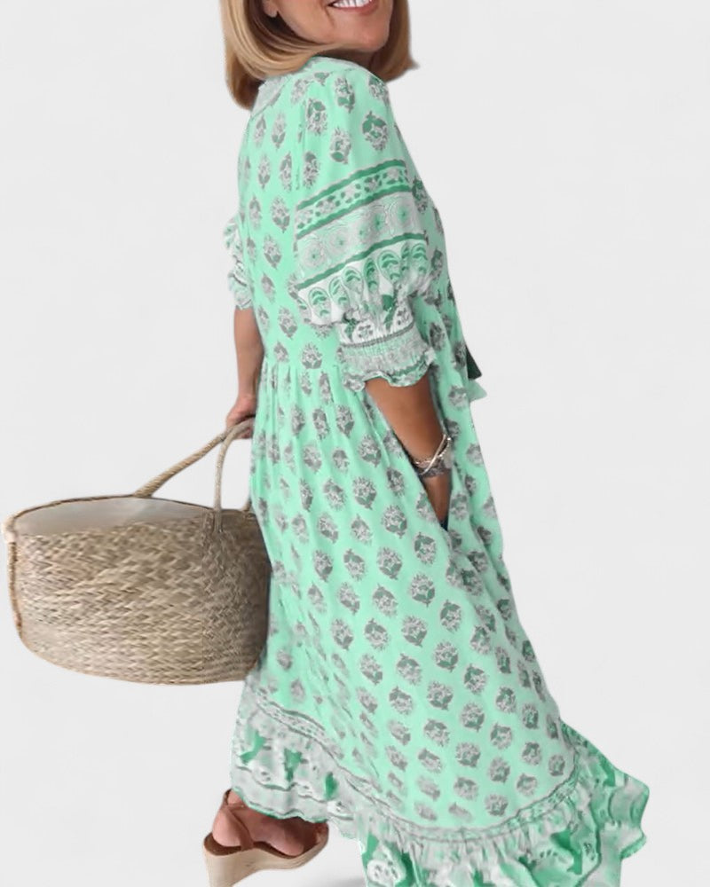 Abito Fluttuante Boho Elegante