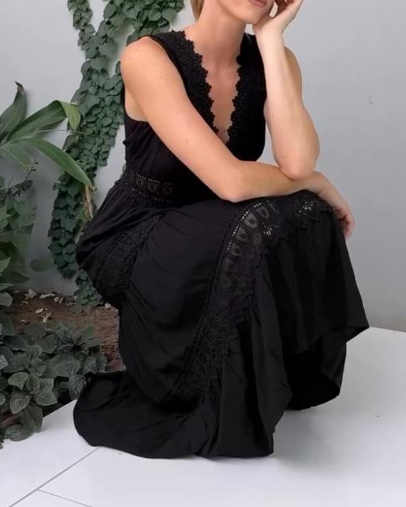 Abito Elegante con Pizzo