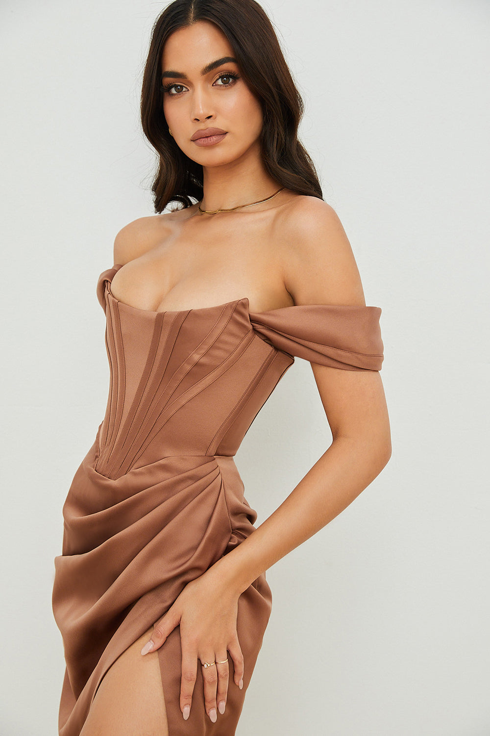 Ivory Allure Midi Dress