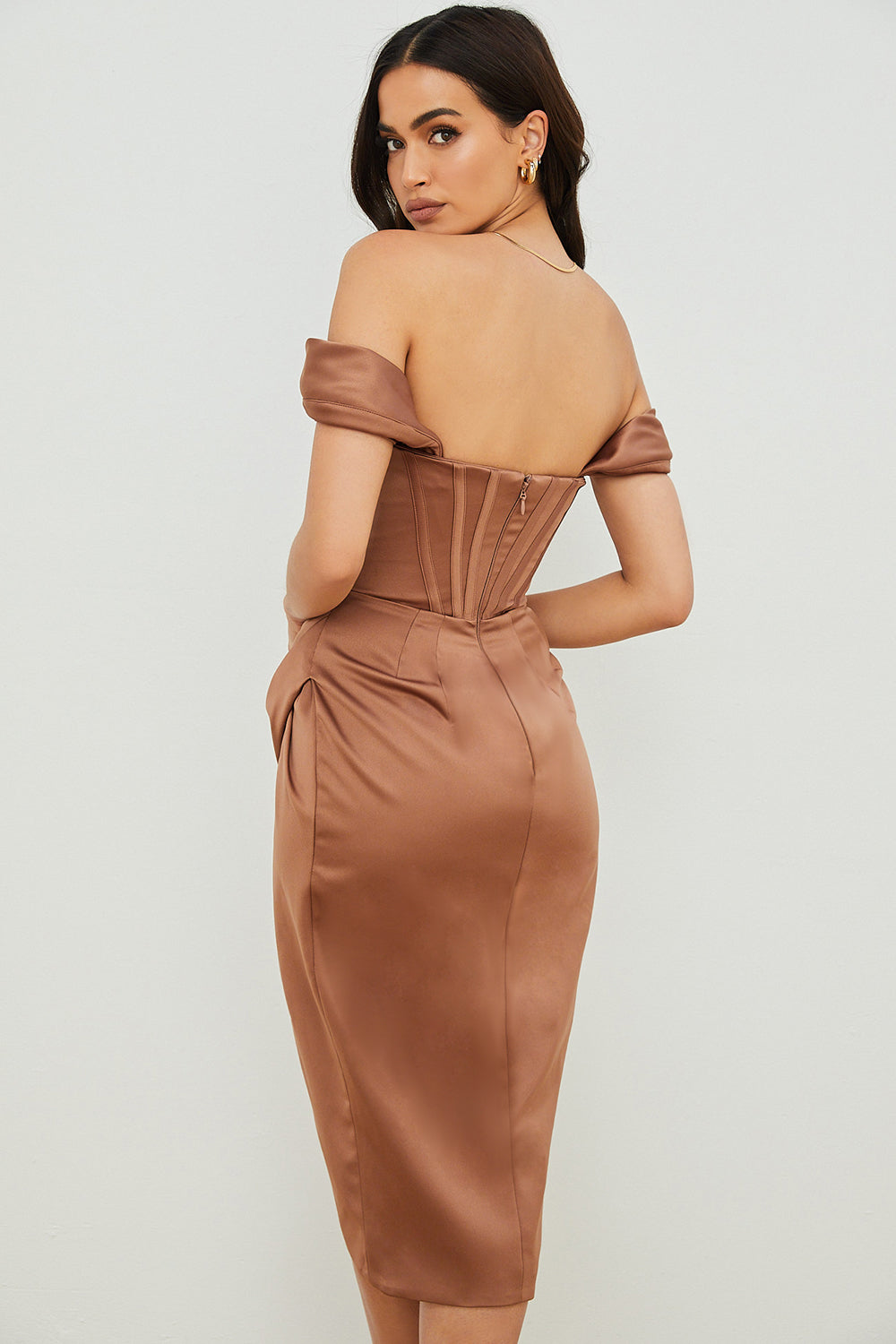 Ivory Allure Midi Dress